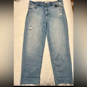 CJLA light distressed Chrissy jeans